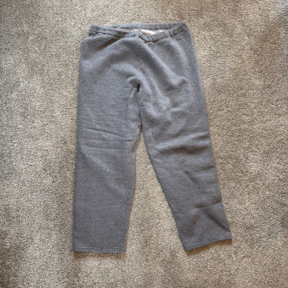 Vintage 80/90s Jerzees by Russell Heather Grey Sweatpants XL USA Straight Leg